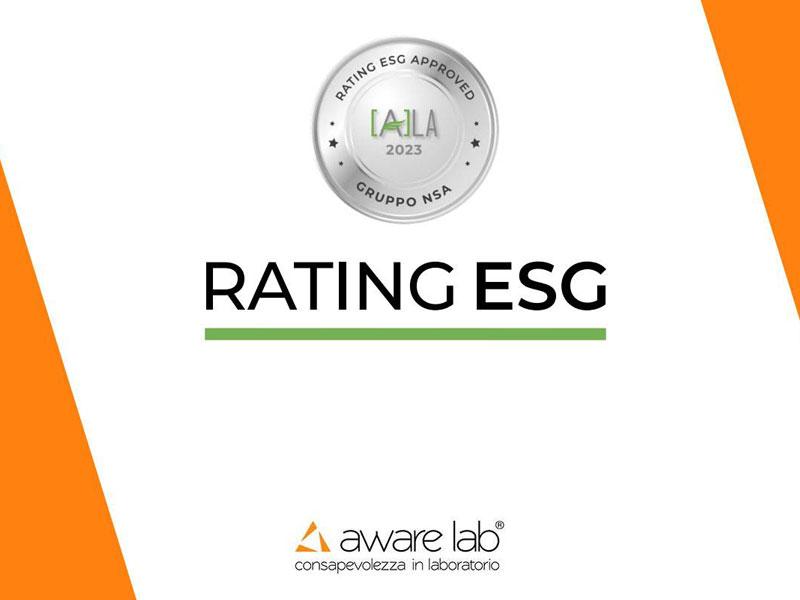 Aware Lab srl ha ottenuto il Rating di Sostenibilità ESG